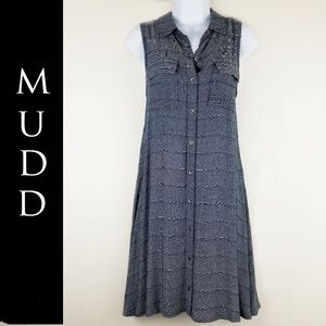 MUDD Swing Dress Denim Blue color soft fabric